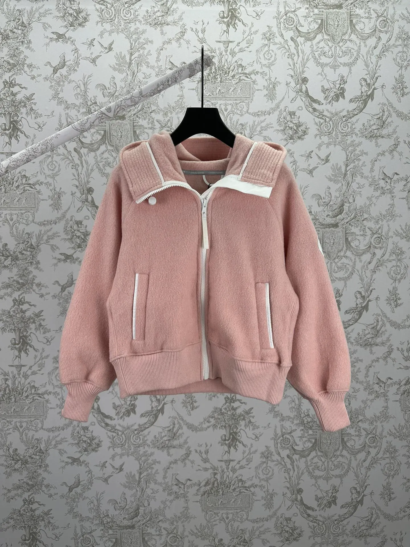 P710 CANDA GOOSE 25ss new hilliwack series wool fleece weatherproof front warm bomber jacket multi-color code number: S.M.L.